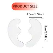 2pcs Silicone Corner Of Mouth And Cheek Beauty Patches, Facial Training Beauty Patches, Soft And Skin-Friendly, Tight Fit, Easy To Use, Suitable For Daily Home Use, Washable And Reusable - Multicolor - View 3