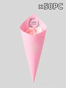 Customizable Text Petal Paper Cones, Suitable For Wedding Favors, Bridal Showers, Birthday Confetti, Christmas, And Halloween Party Decorations. - Multicolor - View 32