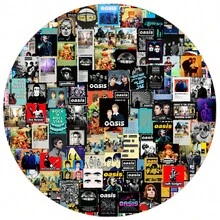 135Pcs Oasis Band Season 3 Rock Mini Stickers DIY Art Decor For Mobile Phone Notebook - 135 PCS - View 9