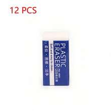 6/12pcs White Erasers, Large Rubber Material, Suitable For School, Office And Art Drawing - Multicolor - View 9