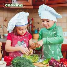50/80pcs Disposable Aprons For Kids, Painting Aprons, Cooking Aprons, Art Aprons, Suitable For Children Aged 4-10, Perfect For School Activities, Birthday Parties And Art Projects - Multicolor - View 5