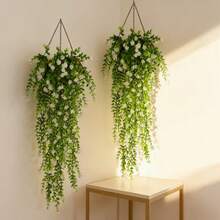 Artificial Decorative Flowers, Home Yard Dining Table Living Room Room Decoration Wedding Party Event Decoration, Gathering Party Holiday Decoration, Dining Table Decoration - White - View 5