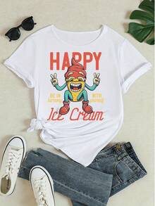Women T-Shirts - White - View 4