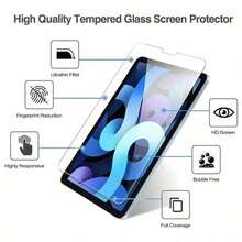 High Definition Tempered Glass Screen Protector, Compatible With IPad Air 11" (2024), Pro 11" (2020-2021), 10th Gen (10.9"), Air 13" (2024), 6th Gen (9.7"), 7th Gen (10.2"), Mini 4/5/6. Ideal Gift For Birthdays, Family And Friends. This Tablet Screen Protector Is Waterproof, Shockproof, Anti-Drop, Anti-Scratch, Anti-Fingerprint, Full Coverage. - Clear - View 6