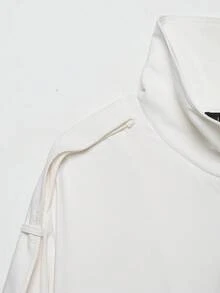 Seelio 秋季新款女式歐美風極簡時尚百搭立領夾克 - 白色 - 查看 5