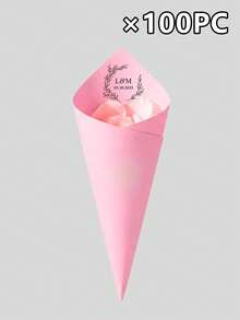 Customizable Text Petal Paper Cones, Suitable For Wedding Favors, Bridal Showers, Birthday Confetti, Christmas, And Halloween Party Decorations. - Multicolor - View 30
