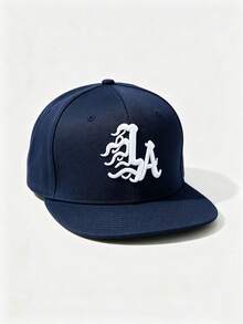 1pc Vintage LA Letter Embroidered Flat Brim Baseball Cap, Hip-Hop Street Style Adjustable Sun Hat, Unisex, Suitable For Daily Outdoor Sports - Multiple Styles - View 9