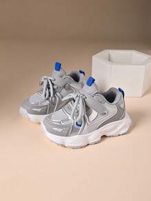 Children's Non-Slip Sports Training Shoes, Wear-Resistant Non-Slip Sole - Grey - View 3