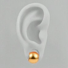 1pc 00g Ball Design Ear Weights For Stretched Ears 10mm Stainless Steel Ear Hanger Expander Body Piercing Jewelry - Ball - View 14