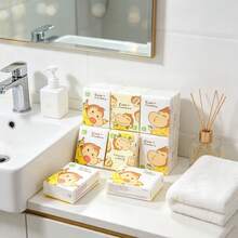 1/2/4/9/18 Packs Mini Tissue Paper Cute Dog,Fashion Panda,Cat Baby,Pocket Tissue Paper Cute Original Wood Pulp Paper Handkerchief Portable Cleaning Tissue Paper Suitable For Kitchen, Bedroom, Travel, Living Room, Face Washing, Cleaning, Playing - Multi-color - View 2