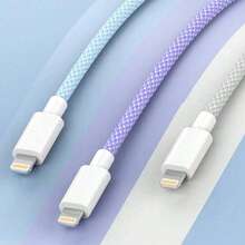 20W USB C To Lightning Fast Charging Cable, Compatible With Apple 14, 13, 12, 11 Pro Max, Plus, Xr, Xs, Xs Max, 8, 7 Series Charging Adapter Accessory Nan MFi Certified - Multicolor - View 8