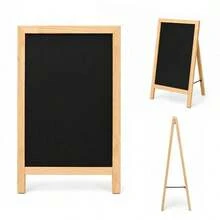 Cavalete Tripé de Calçada Lousa Preta 75x48cm para Cardápio e Propaganda Gv Office - 1PC - Visão 3