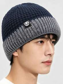 1pc Colorblock Knit Hat, Windproof, Sun Protection, UV Protection, 3D Texture, Foldable, Fashionable, Versatile, Elegant, Soft & Comfortable, Breathable, Multi-Functional, Flattering, Face-Slimming, Suitable For Beach, Outing, Hiking, Cycling, Travel, Commute, Outdoor, Street, Date, Trekking And Various Occasions - A - View 8