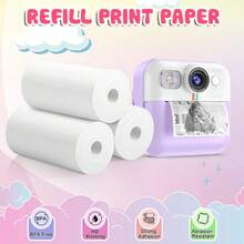 Mini Instant Camera Paper, Multi-Rolls, 4x6 Inches, 57x25mm, 55-60 Prints Per Roll - View 3