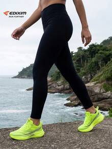 EDIXIM Women's Road Running Shoes 2026 Summer Breathable Mesh Sports Shoes Lightweight Running Shoes Shock Absorption Rebound Soft Sole Jump Rope Shoes - Fluorescent Green - View 5