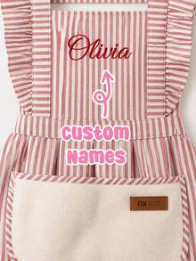 Customizable Kitchen Apron - Personalized Design, Photo Or Text - Woven Polyester Cooking Apron, Washable, Warm, Custom, Unique, Personalized, Ideal Gift For Boyfriend, Girlfriend, Family, Friends, Suitable For Sofa, Bed, Car, Tea Room, Bedroom, Living Room, Bathroom, Dining Room And Other Places. - Multicolor - View 4