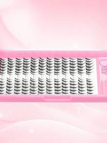 Sulv 168pcs C Curl Individual Lash Clusters Cluster Eyelashes 8-10-12-14mm Mixed DIY Lash Extension False Lashes For Self Application At Home - View 3