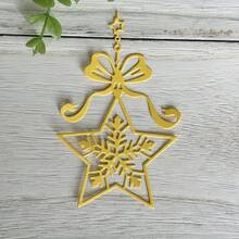 قطعة واحدة من قالب قص معدني من الفولاذ الكربوني على شكل نجمة عيد الميلاد، لصنع بطاقات التهنئة الورقية - على شكل نجمة - مشاهدة 6