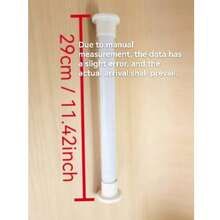 1/2pcs 30/50-50/80cm Adjustable Stainless Steel Closet Rod, Telescopic Bathroom Towel Rack/Hanging Rod/Curtain Rod/Wardrobe Rod/Shower Curtain Rod/Balcony Rod, No Drilling, Can Install Curtains And Clothes, Suitable For Bedroom - Multicolor - View 16