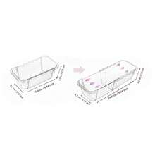 Expandable Storage Box, Desktop And Drawer Organizer, Cosmetic Storage Box, Office Supplies Organizer, Suitable For Storing Pencils, Suitable For Storing Makeup Brushes, Lipsticks. - Clear - View 14