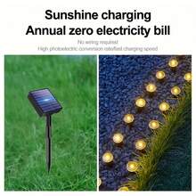 Enchanted Solar Underground Disk Stake Lights, Tiny Embedded Ground Spot LED Lighting, Waterproof Outdoor Lamp For Walkway, Lawn, Backyard Magical Night Scene Layout - Black - View 5