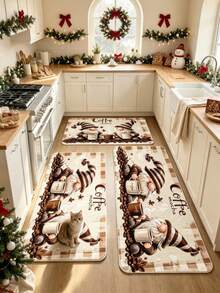 1 tấm thảm Noel hình chú lùn uống cà phê, thảm bếp, thảm trang trí, thảm nhỏ trang trí phòng ngủ, thảm trang trí nhà, thảm phòng khách, thảm nhỏ phòng khách, thảm phòng ngủ, thảm trang trí phòng khách, thảm ngoài trời, thảm có thể giặt được - Nhiều màu 8 - Xem 1
