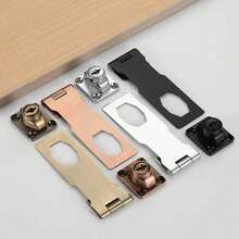 1pc 2.5 Inch Cabinet Lock, Suitable For Storage Cabinet, Drawer, Mailbox, Wooden Door And Refrigerator Lock (1 Set Includes Lock, 2 Keys, 6 Self-Tapping Screws) - Red Bronze - View 5