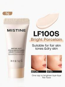 Mistine Soft Focus Lock Light Foundation 24H Long-Lasting No-Smudge Concealing Hydrating Adhering For Combination Oily Skin - LF100S - View 13