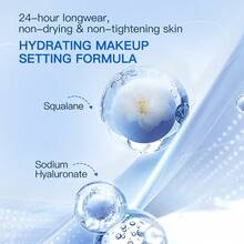 ZEESEA Soft Focus Setting Powder, Krim Pengatur Riasan yang Menyamarkan Pori-Pori dengan Puff, Pengontrol Minyak, Hasil Akhir Matte Alami Tahan Lama, Kosmetik Makeup Merek Ternama, Cocok untuk Wanita dan Anak Perempuan, Musim Gugur/Musim Dingin - Biru 8g - View 4