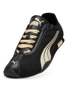 Puma Sepatu Kasual Low-Top Unisex H-Street Mesh Hitam-Kuning Senja 40726604 - Hitam - View 4