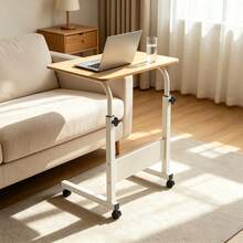 mobile Laptop-Tisch Mobiler Laptop-tisch Mit Rollen Verstellbarer Beistelltisch Kleine Sofa-seite - 1 Stk. - Übersicht 10