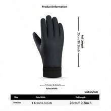 Winter Ski Warm Gloves, Unisex, Windproof And Cold-Resistant, Touchscreen Fingers, Suitable For Running, Cycling, Hiking, Biking, Outdoor Sports And Daily Use - Skin-friendly Style - View 3