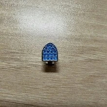 中性款單顆牙齒烤架，嘻哈亮面水鑽牙齒烤架，水鑽牙飾，立方鋯石水鑽單顆牙齒烤架，適合萬聖節、派對、夜店、饒舌歌手、Cosplay - 彩色 - 查看 7