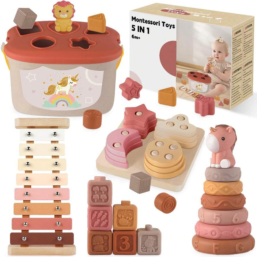Baby Sorting, Stacking, And Plug-In Toys