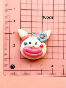 10/20/100pcs Cartoon Glossy Big Mouth Pendant Charm DIY Handmade Keychain Bag Charm Accessory - Cookie Monster - View 19
