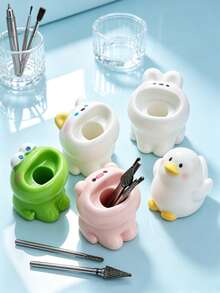 Cute Nail Drill Bit Storage Rack, Nail Drill Bit Organizer Box, Desktop Display Decoration - Multicolor - View 3