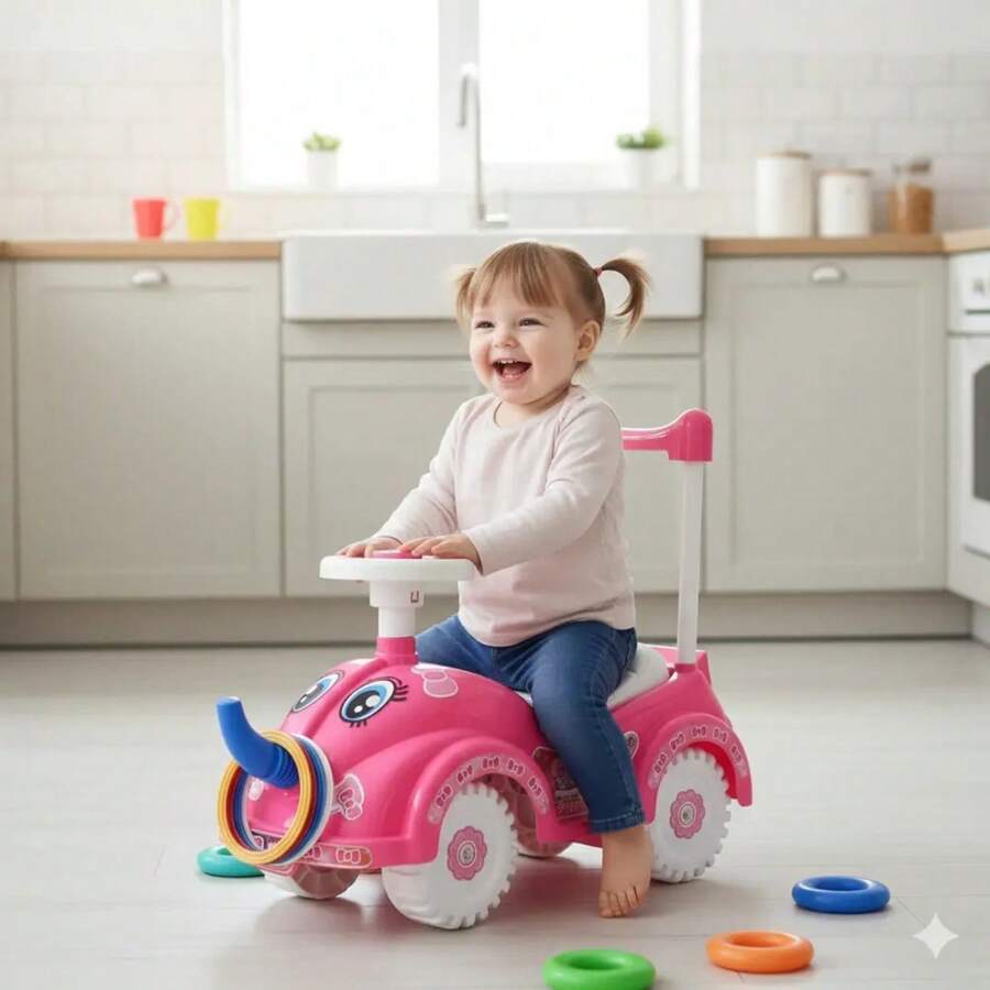 Kids Push Ride-Ons - Pink - View 1