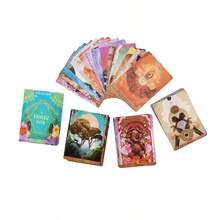 A Yogic Path Oracle Card Deck Tarot Deck Tarot Card Entertainment Game For Family Party Board Game - Olive Green - View 3