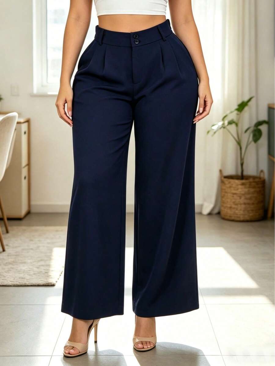 Women Pants - Royal Blue - View 1
