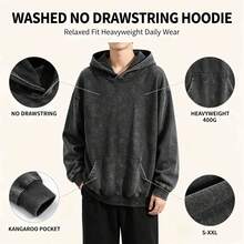 2026 New Pattern Top, Vintage Florida State Gators Hoodie‑Black Acid Wash Breathable Cotton Hoodie - Black 1 - 查看 2