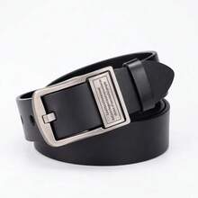 Classic Vintage Buckle Thickened Belt For Men, Casual Business Workplace Student Versatile For Jeans, Suits, Shorts - Multicolor - View 11