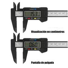 Regla digital de 150 mm, calibrador vernier electrónico con dial, cuerpo fabricado en fibra de carbono - 1 - Ver 5