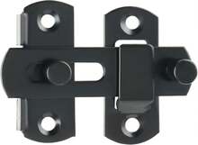 1 Piece Metal Flip Door Latch, Plate Thickness 2 Mm, Black, Equipped With Fixing Screws, Suitable For Gates, Windows And Bedrooms - 1Pc - View 8