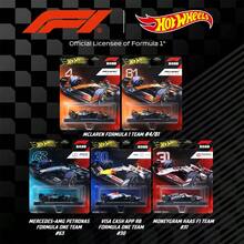 Hot Wheels Premium F1 Ferra-Ri HP Racing Car #44 Die-Cast Model, 1:64 Scale Formu-La 1 Collectible Vehicle With Authentic Team Details, High Speed Motorsport Design, Scuderia Ferrari Racing Collection - Multicolor - View 2