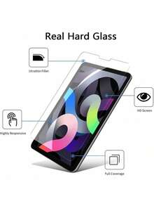 DUTRIEUX 2pcs High Definition Anti-Scratch Screen Protector Film, Compatible With IPad 11th/10th Generation (A16 11 Inch 2025/10.9 Inch 2022), Tempered Glass Film, Compatible With IPad 11/10/9/8/7 Generation, Series Transparent Tempered Glass Protective Film - Clear - View 5