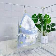 1pc Hanging Sugar Glider Hammock Bed, Soft Comfortable Plush Lined Warm Bird Sleeping Bag, Sugar Glider Hideout Perch Habitat Cage Accessory - View 11