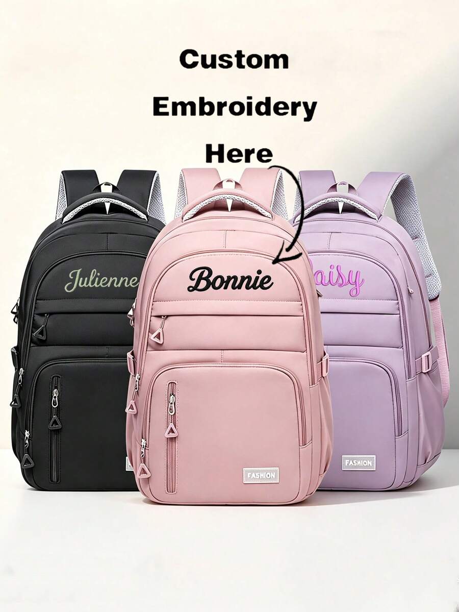 1pc Customized Carry-On Bag, Men's Backpack, Women's Flight Backpack, 14-Inch Laptop Backpack, Suitable For School, Hiking, Work