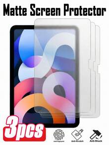 3-Pack Matte Screen Protector, Anti-Glare Anti-Smudge, High Sensitivity Smooth Touch, Compatible With IPad 11th/10th Gen (A16 2025/2022), Pro 13/11" (2024 M4), Air 13/11", Mini 7/6, Suitable For Outdoor Reading, Gaming And Daily Commute - White - View 36