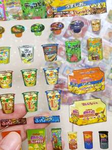 Cute Die-Cut Snack Food Stickers Book DIY Decoration Scrapbook Stickers Japanese Style Cute Stationery Stickers - Multicolor - View 7