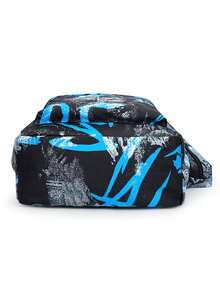 Graffiti 3 Pieces Backpack Set, Large Capacity Student School Bag With Crossbody Pouch + Pencil Case, Casual Commuter Laptop Backpack - Backpack - View 5